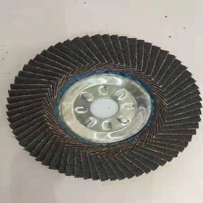 Zirkonya Alümina 120 Grit Flap Tekerlek Zımpara Paslanmaz Çelik 4.5 İnç Flap Disk