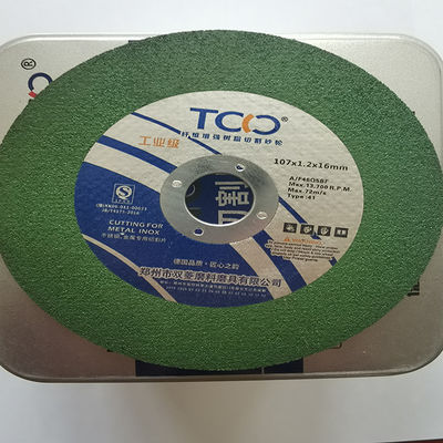 Kalite  72m/S Abrasive Cut Off Wheel Inox Stainless Steel Side Grinder Disc 107x1.2x16mm Fabrika